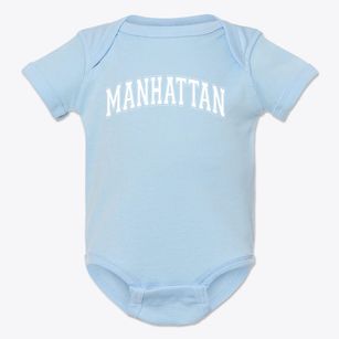 Ps 58 Manhattan Varsity Arch Baby Onesie