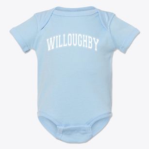 Willoughby Junior High School Varsity Arch Baby Onesie