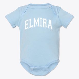 Elmira Christian Academy Varsity Arch Baby Onesie