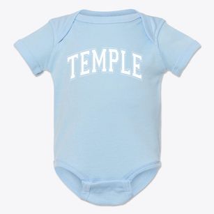 Temple Christian School Varsity Arch Baby Onesie