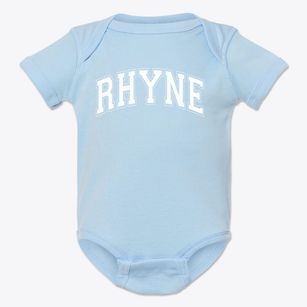 Rhyne Elementary School Varsity Arch Baby Onesie