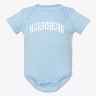 Harrisburg Elementary School Varsity Arch Baby Onesie
