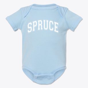 Spruce Elementary School Varsity Arch Baby Onesie