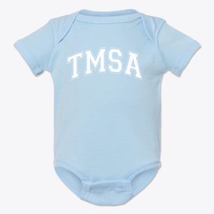Triad Math And Science Academy Varsity Arch Baby Onesie