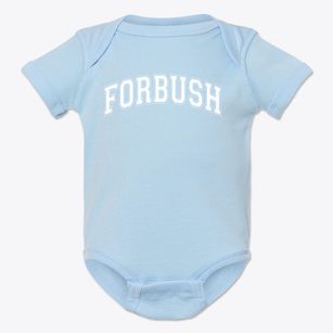 Forbush Elementary School Varsity Arch Baby Onesie