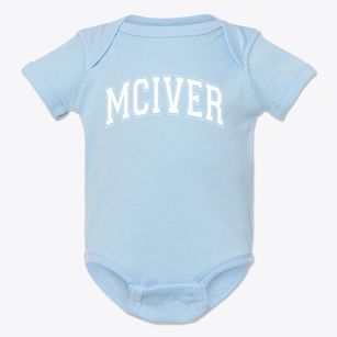 Mciver Elementary School Varsity Arch Baby Onesie