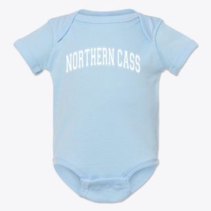 Northern Cass Elementary School Varsity Arch Baby Onesie