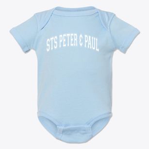 Saints Peter & Paul School Varsity Arch Baby Onesie