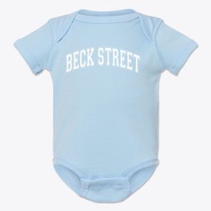 Beck Street Elementary School Varsity Arch Baby Onesie
