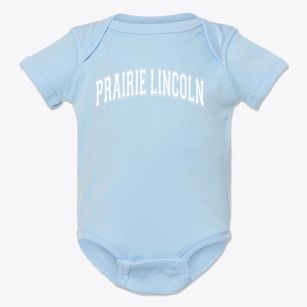 Prairie Lincoln Elementary School Varsity Arch Baby Onesie