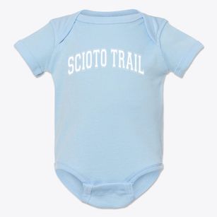Scioto Trail Elementary School Varsity Arch Baby Onesie