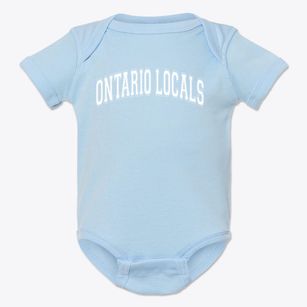 Ontario Local Schools Varsity Arch Baby Onesie