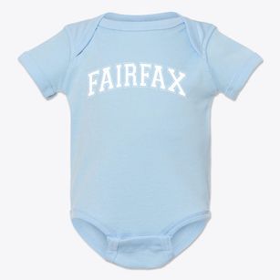Fairfax Elementary School Varsity Arch Baby Onesie