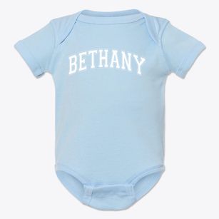 Bethany Christian Academy Varsity Arch Baby Onesie
