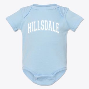 Hillsdale Elementary School Varsity Arch Baby Onesie