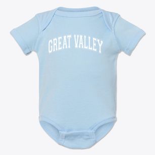 Great Valley Academy Varsity Arch Baby Onesie