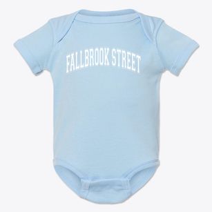 Fallbrook Street Elementary School Varsity Arch Baby Onesie