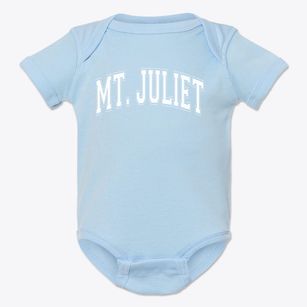 Mt. Juliet Christian Academy Varsity Arch Baby Onesie