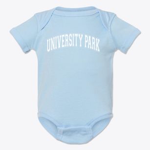 University Park Elementary School Varsity Arch Baby Onesie