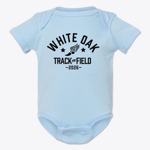 White Oak High School Track and Field Baby Onesie