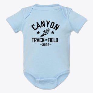 Canyon High School Track and Field Baby Onesie