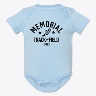 Memorial Elementary School Track and Field Baby Onesie