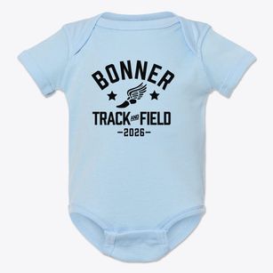 Bonner Elementary School Track and Field Baby Onesie