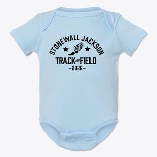 Stonewall Jackson Middle School Track and Field Baby Onesie