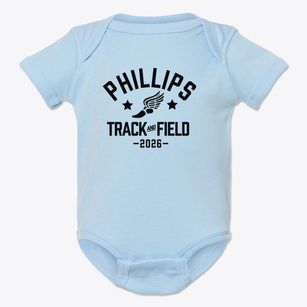 John Herbert Phillips High School Track and Field Baby Onesie