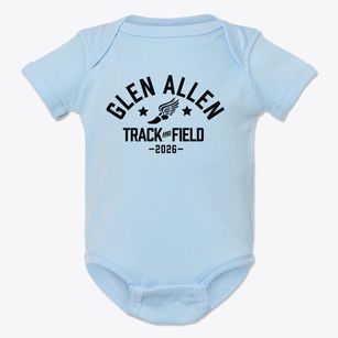 Glen Allen Elementary School Track and Field Baby Onesie