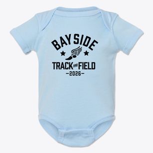 Bayside 6th Grade Campus Track and Field Baby Onesie