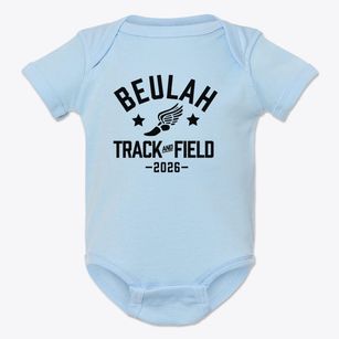 Beulah Elementary School Track and Field Baby Onesie