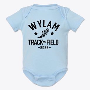 Wylam Elementary School Track and Field Baby Onesie