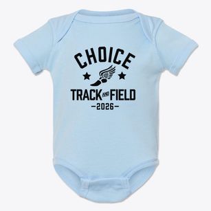 Choice High School Track and Field Baby Onesie