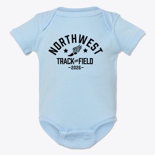 Northwest Childrens School Track and Field Baby Onesie