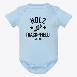 Holz Elementary School Track and Field Baby Onesie