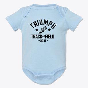 Triumph High School Track and Field Baby Onesie