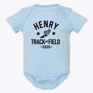 Patrick Henry High School Track and Field Baby Onesie