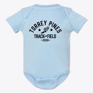 Torrey Pines High School Track and Field Baby Onesie