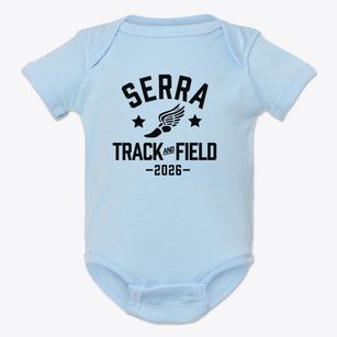 Serra High School Track and Field Baby Onesie