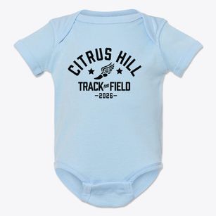 Citrus Hill High School Track and Field Baby Onesie
