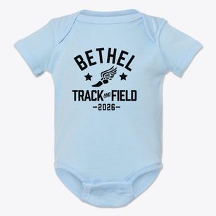Bethel Center Track and Field Baby Onesie