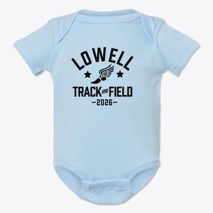 Lowell High School Track and Field Baby Onesie