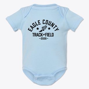 Eagle County Charter Academy Track and Field Baby Onesie