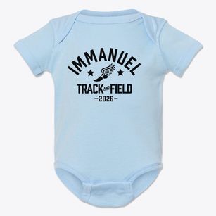 Immanuel Lutheran School Track and Field Baby Onesie