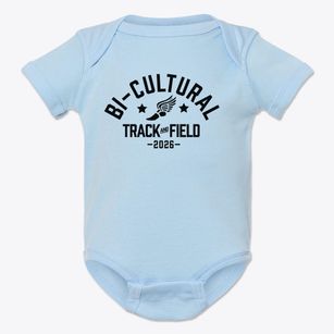 Bi-cultural Day School Track and Field Baby Onesie