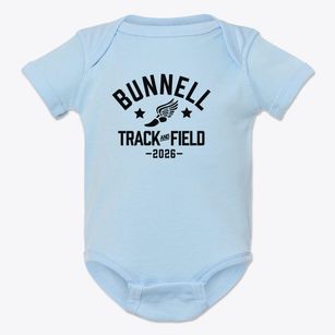 Bunnell High School Track and Field Baby Onesie
