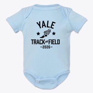 Yale School Track and Field Baby Onesie