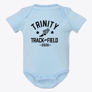 Trinity Lutheran School Track and Field Baby Onesie