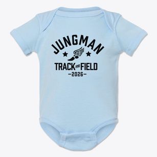 Jungman Elementary School Track and Field Baby Onesie